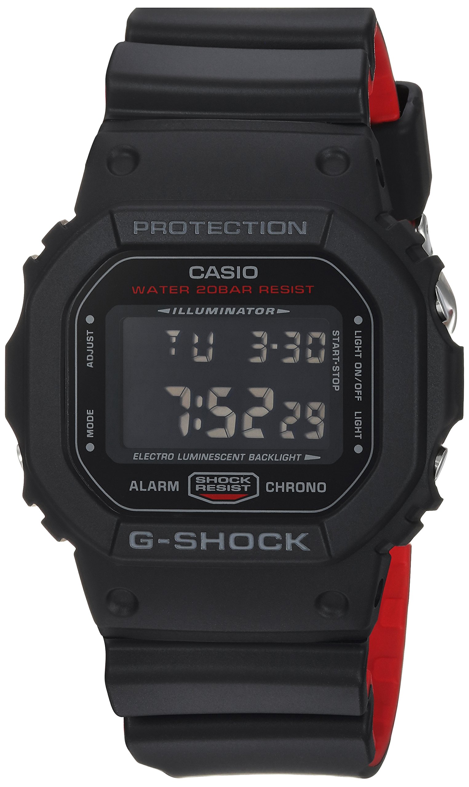 Casio Men's DW-5600HR-1CR G Shock Digital Display Quartz Black Watch