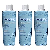 Asepxia Baking Soda Micellar Water Cleanser & Makeup Remover, 13.5 Ounce (Pack of 12)