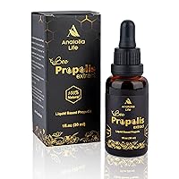 Anatolia Life Natural Bee Propolis Extract, 30 mL, Advanced Liquid Tincture Immune System Booster and Seasonal Defense, Pure High Potency Herbal Supplement, Non-GMO and Alcohol Free (1 Pack)