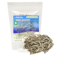Dried Anchovy Headless Deep-frying as Snack or add flavor to soups, side dish Product of Thailand 3.5 Oz.(100)