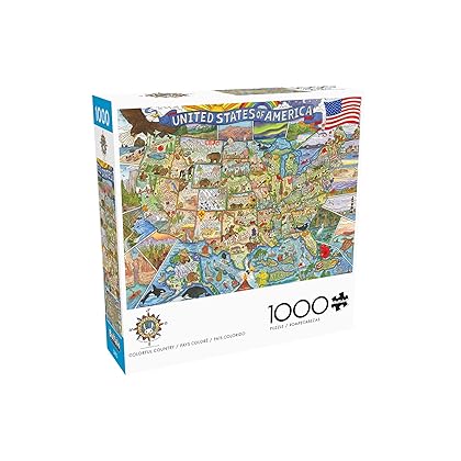 Buffalo Games - Adventure Destinations - Colorful Country - 1000 Piece Jigsaw Puzzle for Adults Challenging Puzzle Perfect for Game Nights - Finished Size 26.75 x 19.75
