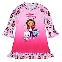 INTIMO Gabby's Dollhouse Toddler Girls' Meow-Mazing! Sleep Pajama Dress Nightgown