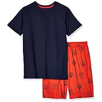 Spotted Zebra Boys' Active Short-Sleeve T-Shirt and Shorts Set