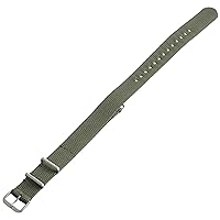 Hadley-Roma MS4210RA 180 18mm Nylon Black Watch Strap