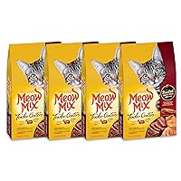 Meow Mix Tender Centers Basted Bites Dry Cat Food, Beef & Salmon Flavors, 3 Pound Bag (Pack of 4)