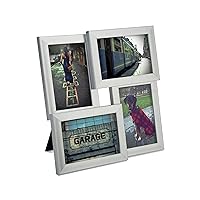 Pane Picture Frame Collage for Desktop, Nickel