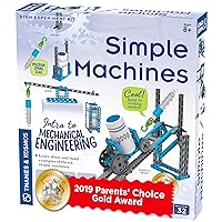 Thames & Kosmos Simple Machines Science Experiment & Model Building Kit, Introduction to Mechanical Physics, Build 26 Models to Investigate The 6 Classic Simple Machines
