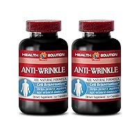 anti wrinkle capsules for face - ANTI-WRINKLE COMPLEX - Skin minerals, Anti-aging supplement, Vitamin E collagen, serum anti wrinkle, alpha lipoic acid, anti wrinkle pills for women, 2 Bot 120 Caps