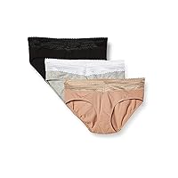 womens Blissful Benefits No Muffin 3 Pack Hipster Panties