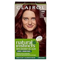 Natural Instincts Demi-Permanent Hair Dye, 5RR Medium Red Hair Color, Pack of 1