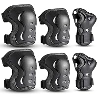 6X Elbow Wrist Knee Pads Sports Safety Protective Gear Guard for Adult Skating✨ 
