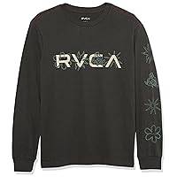 RVCA Boys' Fall Long Sleeve Standard Graphic Tee Shirt