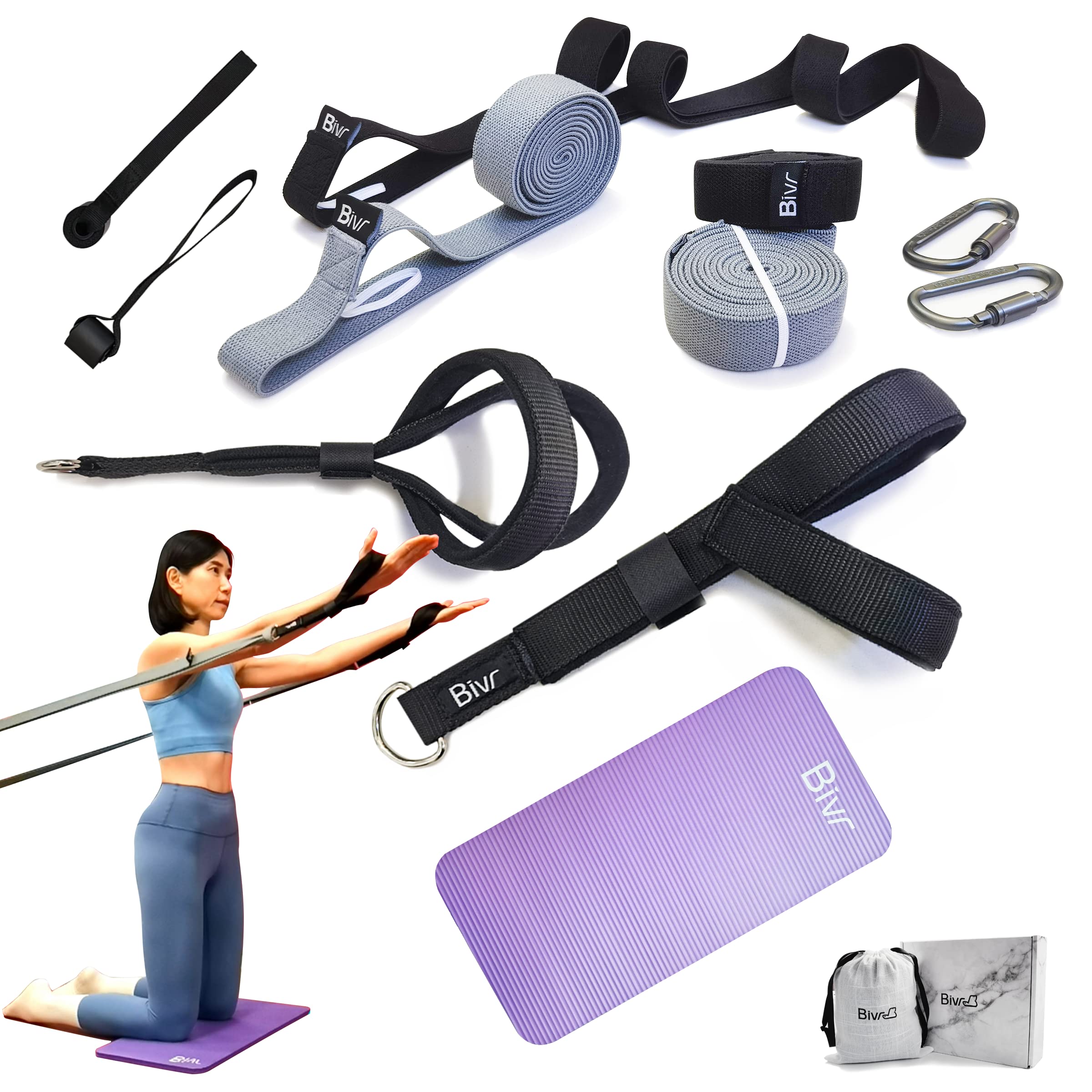 Bivr Pilates Equipment Pilates Home Kit with Knee Pad