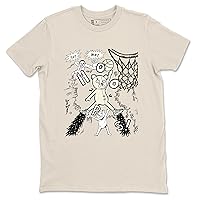 Graphic Tees Stop The Bear Design Printed 5s Sail Sneaker Matching T-Shirt