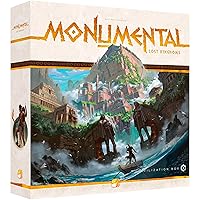 Monumental Lost Kingdoms Expansion - Civilization & Deckbuilding Board Game, Adds a 5th Player, Ages 10+, 1-5 Players, 90-120 Min
