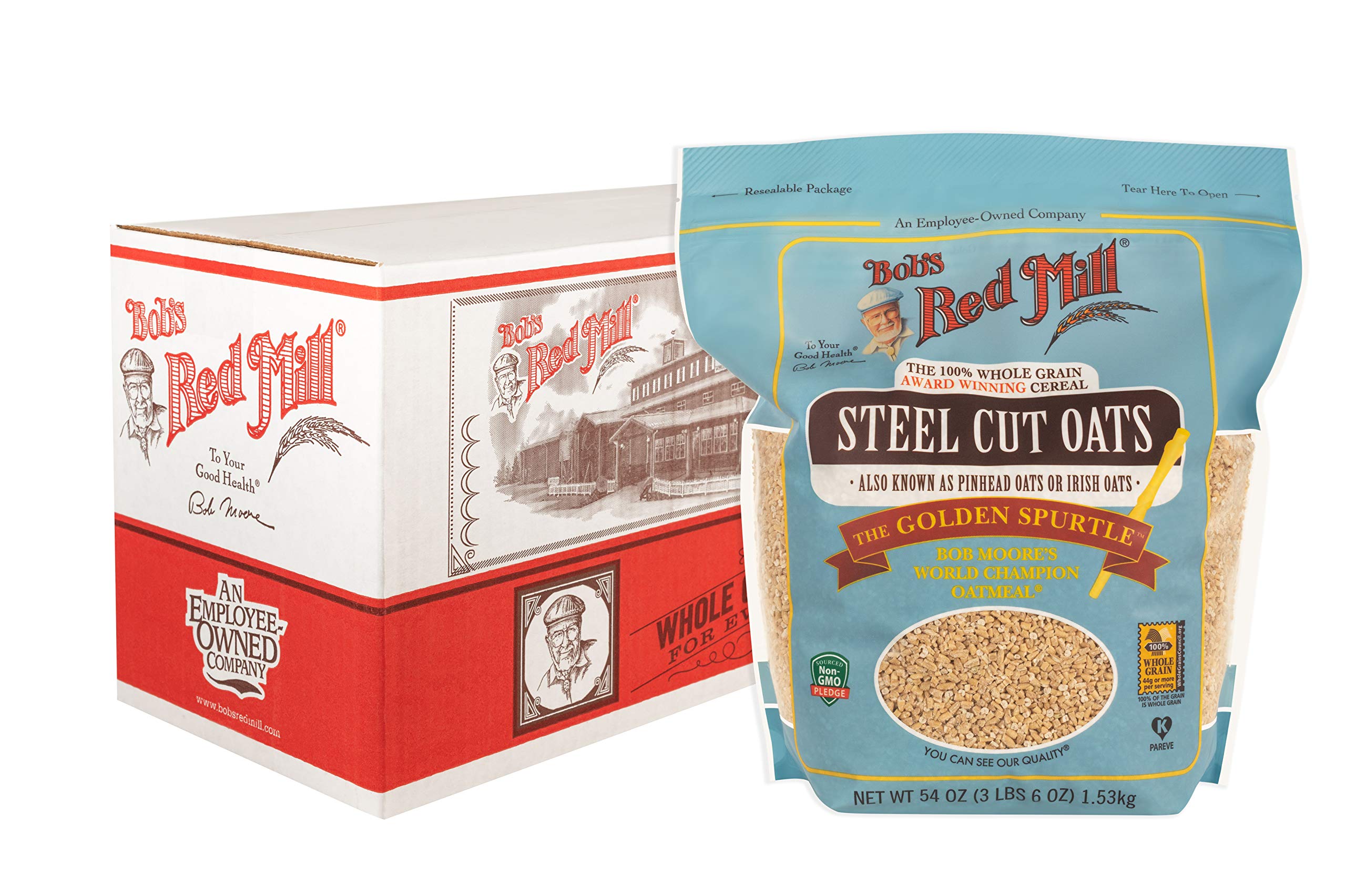 Bob's Red Mill Steel Cut Oats, 54-ounce (Pack of 4)