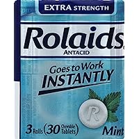 Rolaids Extra Strength Tablets Mint, 3 ct