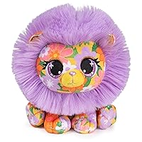 GUND P.Lushes Pets Juicy Jam Collection, Farrah Meadows Lion Stuffed Animal, Purple/Orange, 6”