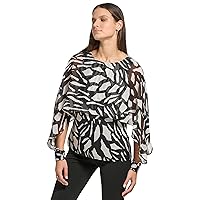 DKNY Women's Everyday Casual Longsleeve Top