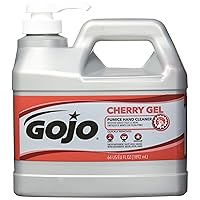 Gojo 2356-04 Cherry Gel Pumice Hand Cleaner, 0.5-gallon