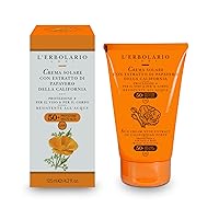 L 'ERBOLARIOSun Cream for Face and Body SPF 50+ With extract of Californian Poppy, protection + - Water resistant
