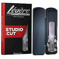 Légère Reeds Premium Synthetic Woodwind Reed, Alto Saxophone, Studio Cut, Strength 2.50 (ASS2.50)