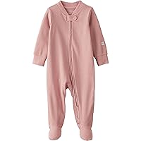 little planet by carter's unisex-baby Sleep and Play made with Organic Cotton, Dusty Rose , NB