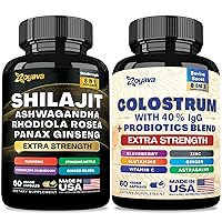 Shilajit 8-in-1 and Colostrum 8-in-1 Supplement Bundle