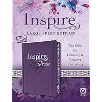 Tyndale NLT Inspire PRAISE Bible (Large Print, Hardcover, Purple): Inspire Coloring Bible–Nearly 500 Illustrations to Color, Creative Journaling Bible Space-Religious Gifts Inspire Connection with God Tyndale NLT Inspire PRAISE Bible (Large Print, Hardcover, Purple): Inspire Coloring Bible–Nearly 500 Illustrations to Color, Creative Journaling Bible Space-Religious Gifts Inspire Connection with God Hardcover