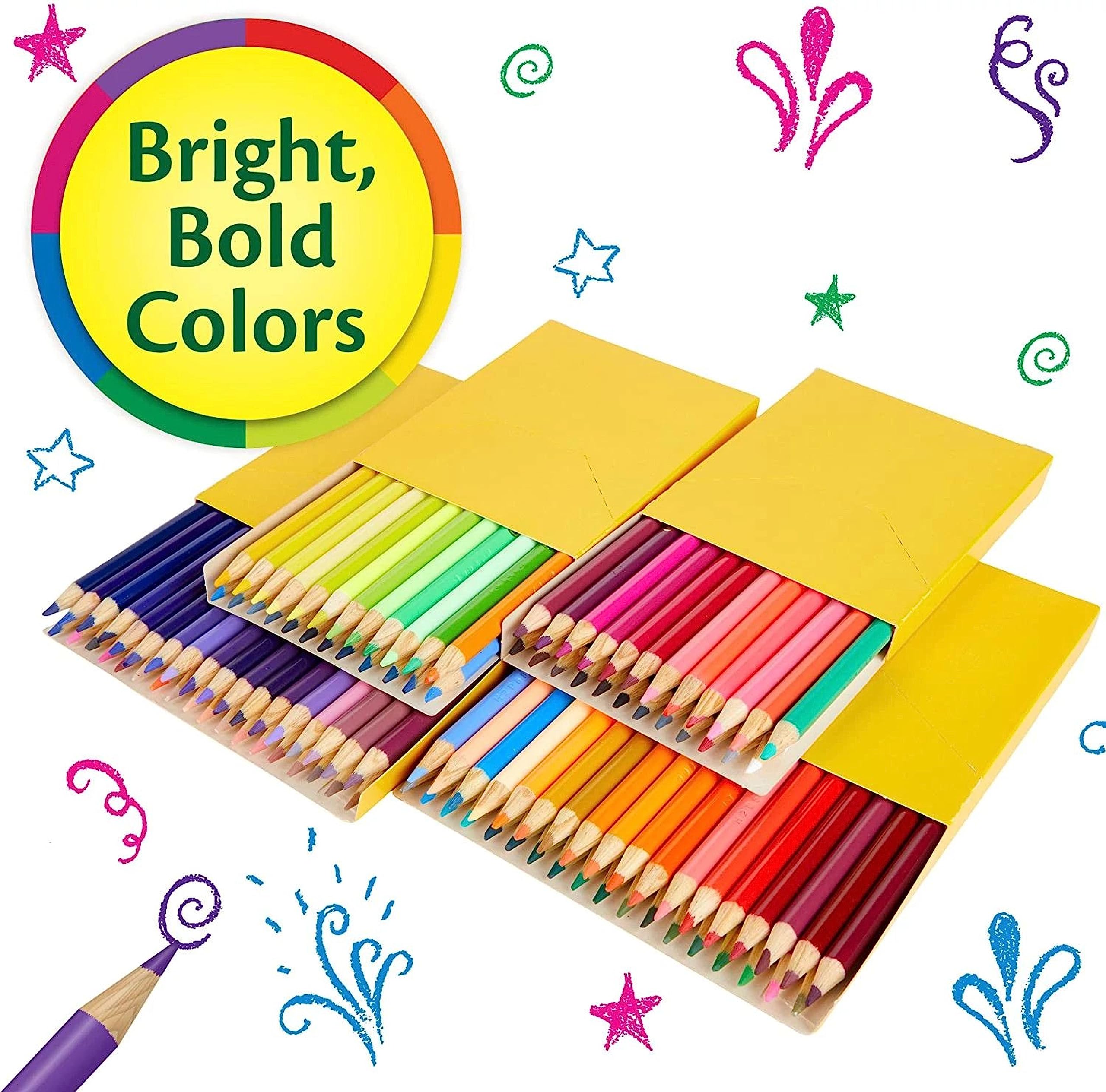 Crayola Colored Pencils Set (120ct), Bulk Colored Pencils, Kids Back to School Supplies, Colored Pencils for Classrooms, Art Supplies, Ages 3+