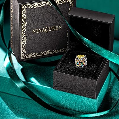 NINAQUEEN The Carnival Of Animals Collection, Sterling Silver Charms with Jewelry Box, Original Gifts for Every Special Moment