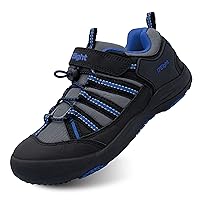 i78 Low Top Kids Boys Girls Sport Hiking Shoes Breathable Synthetic Leather Sneakers Non-Slip Lightweight for Outdoor Running Trekking Trail Walking(Little Kid/Big Kid)