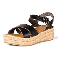 Amazon Essentials Women's Flatform Espadrille Sandal