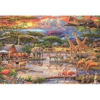 Buffalo Games - Chuck Pinson - Wild Africa - 2000 Piece Jigsaw Puzzle