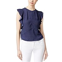 Rachel Roy Womens Lined Pullover Blouse