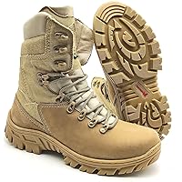 Combat Boots for Men's and Women's Cammouflaged Genuine Canvas Army Motorcycle
