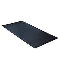 Indoor/Outdoor Rubber Scraper Mat, 36 in. x 6﻿ ft., Black