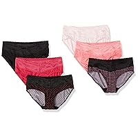 Warner's Blissful Benefits Womens No Muffin Top Tailored 6-Pack Hipster