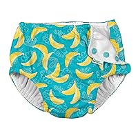 i Play Boys Reusable Absorbent Baby Swim Diapers Aqua Bananas 6 Months