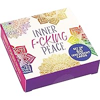 Inner Fucking Peace Motivational Card Deck (60 Pack) Inner Fucking Peace Motivational Card Deck (60 Pack) Hardcover