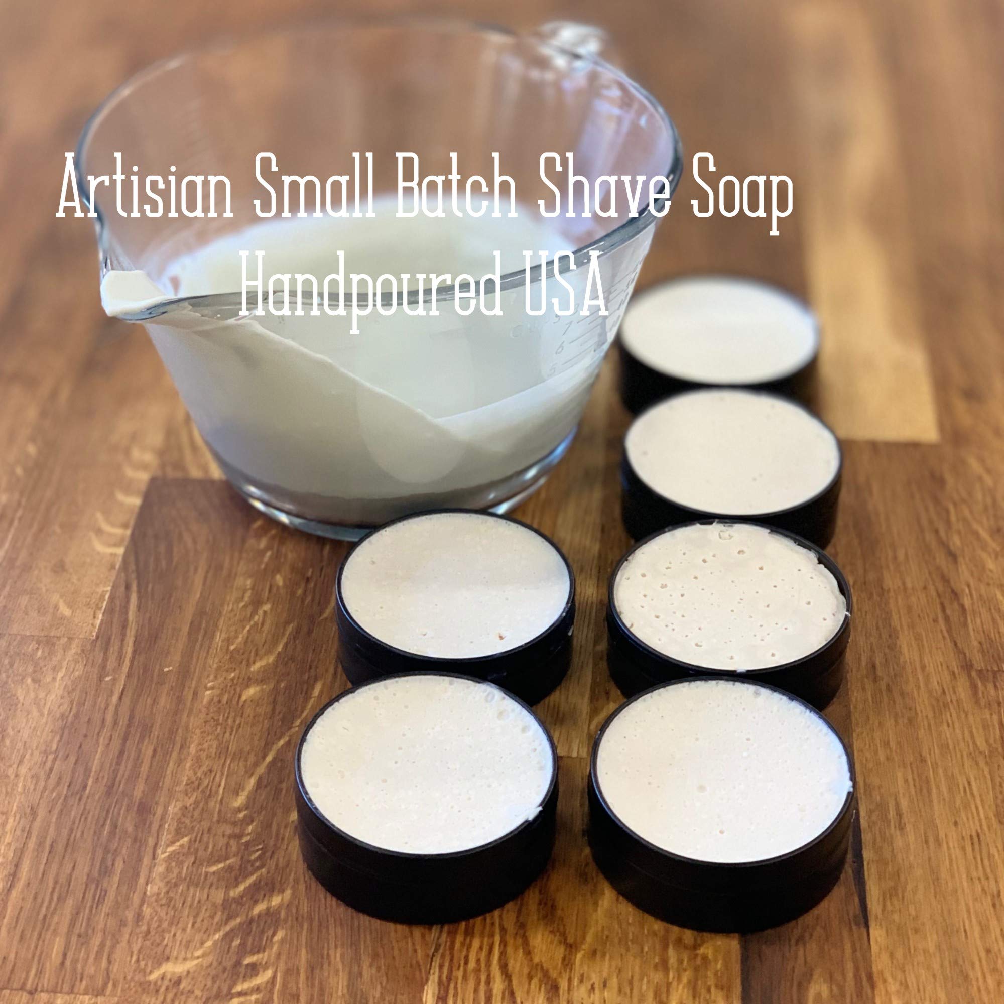 MNSC Mountain Man Artisan Small Batch Shave Soap for a Naturally Better Shave - Smooth Shave, Hypoallergenic, Prevent Nicks, Cuts, and Razor Burn, Handcrafted in USA, All-Natural, Plant-Derived