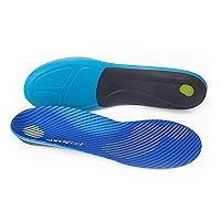 Superfeet Run Support Medium Arch Insoles - Trim-to-Fit Low to Medium Arch Support Inserts for Running Shoes - Professional Grade - 9.5-11 Men / 10.5-12 Women