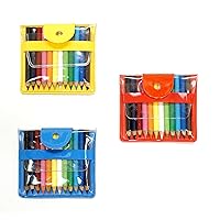 Made in Japan BG-A356-6 12 Mini Mini Colored Pencils Set, Pack of 6