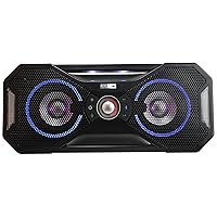 Altec Lansing Mix 2.0 - Waterproof Bluetooth Speaker with Strong Bass, Portable Speaker for Travel & Outdoor Use, 100 Foot Range & 20 Hour Playtime, Black