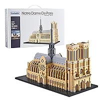 Kadablk Big Architecture France Notre Dame de Paris Construction Kit,Mini DIY STEM Assembly Toys for Adults & Kids Skyscraper Building Blocks Set,Micro Blocks Set,7380PCS,Landmark Model…