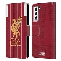 Head Case Designs Officially Licensed Liverpool Football Club Home 2019/20 Kit PU Leather Book Wallet Case Cover Compatible with Samsung Galaxy S21 5G
