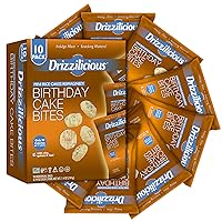 Drizzilicious - 0.74 oz 10 Pack Mini Rice Cake (Birthday Cake)