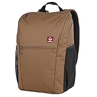WOLVERINE Lightweight, Water Resistant Rugged Laptop Backpack for Travel or Work, Top Loader-Chestnut, 25L