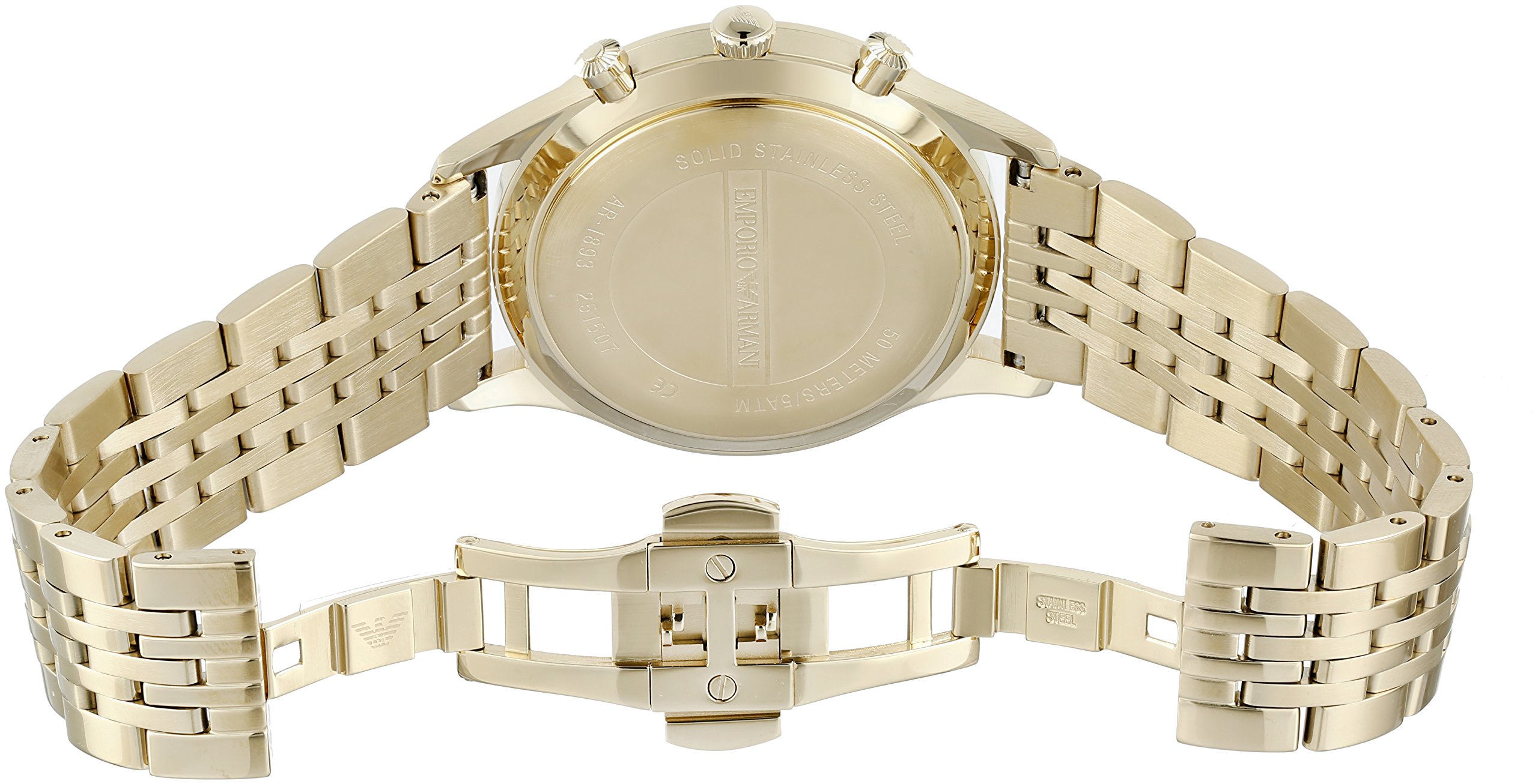 Emporio Armani Men's AR1893 Dress Gold Watch