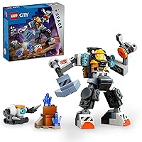LEGO City Space Mech, Robot Construction Kit for Children from 6 Years, Set with Action Figure Toy and Pilot Figure, Gift for Boys and Girls 60428